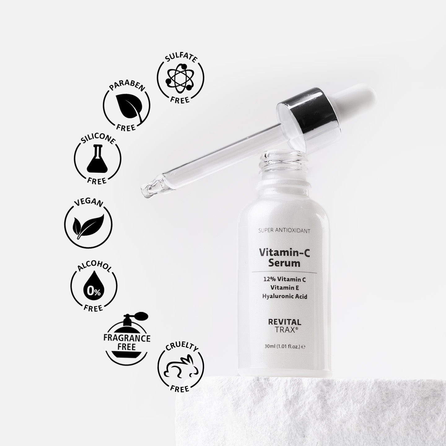 Vitamin-C + Retinol + Hyaluronsäure Serum