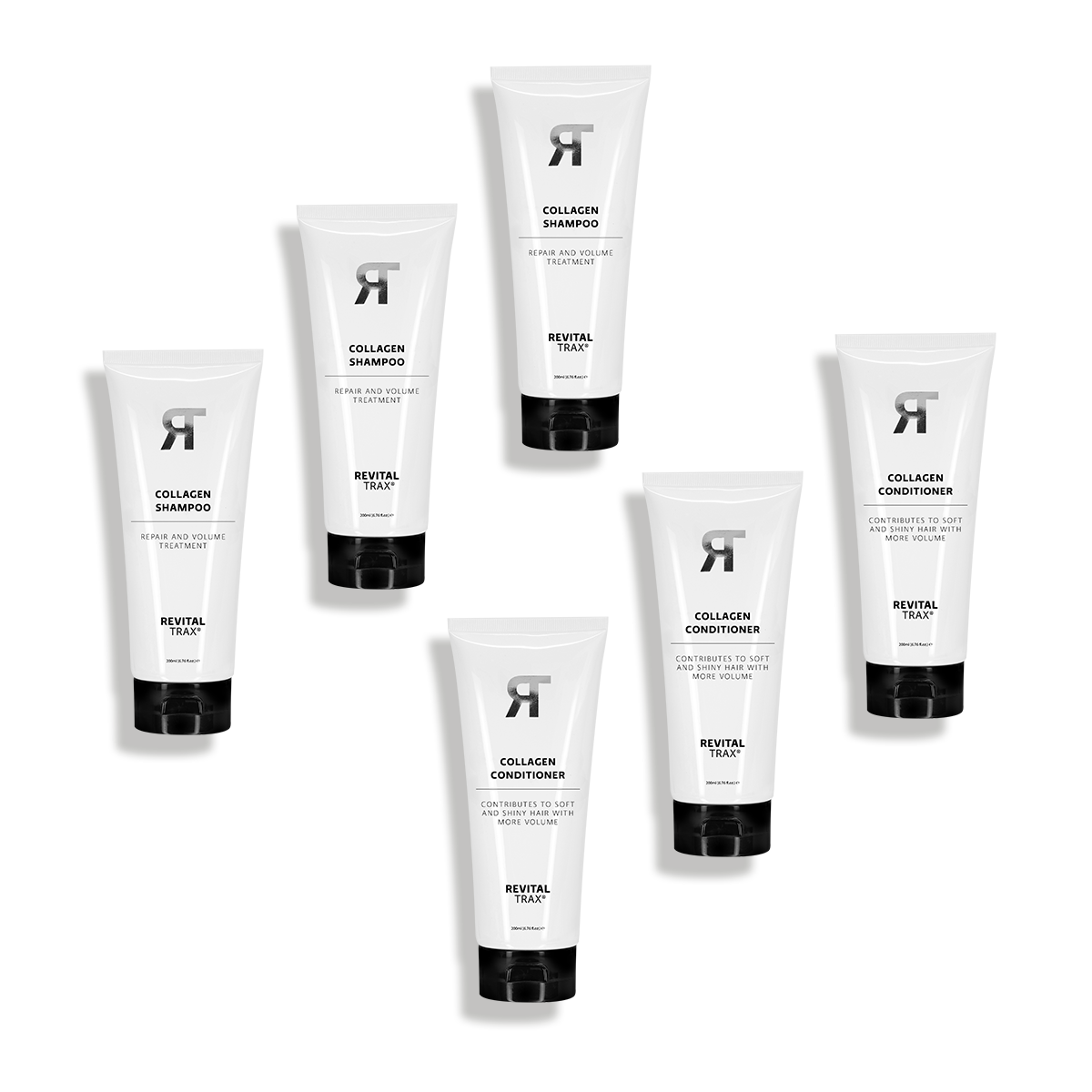 Kollagen-Haarpflege Bundle - 3 Shampoo & 3 Conditioner