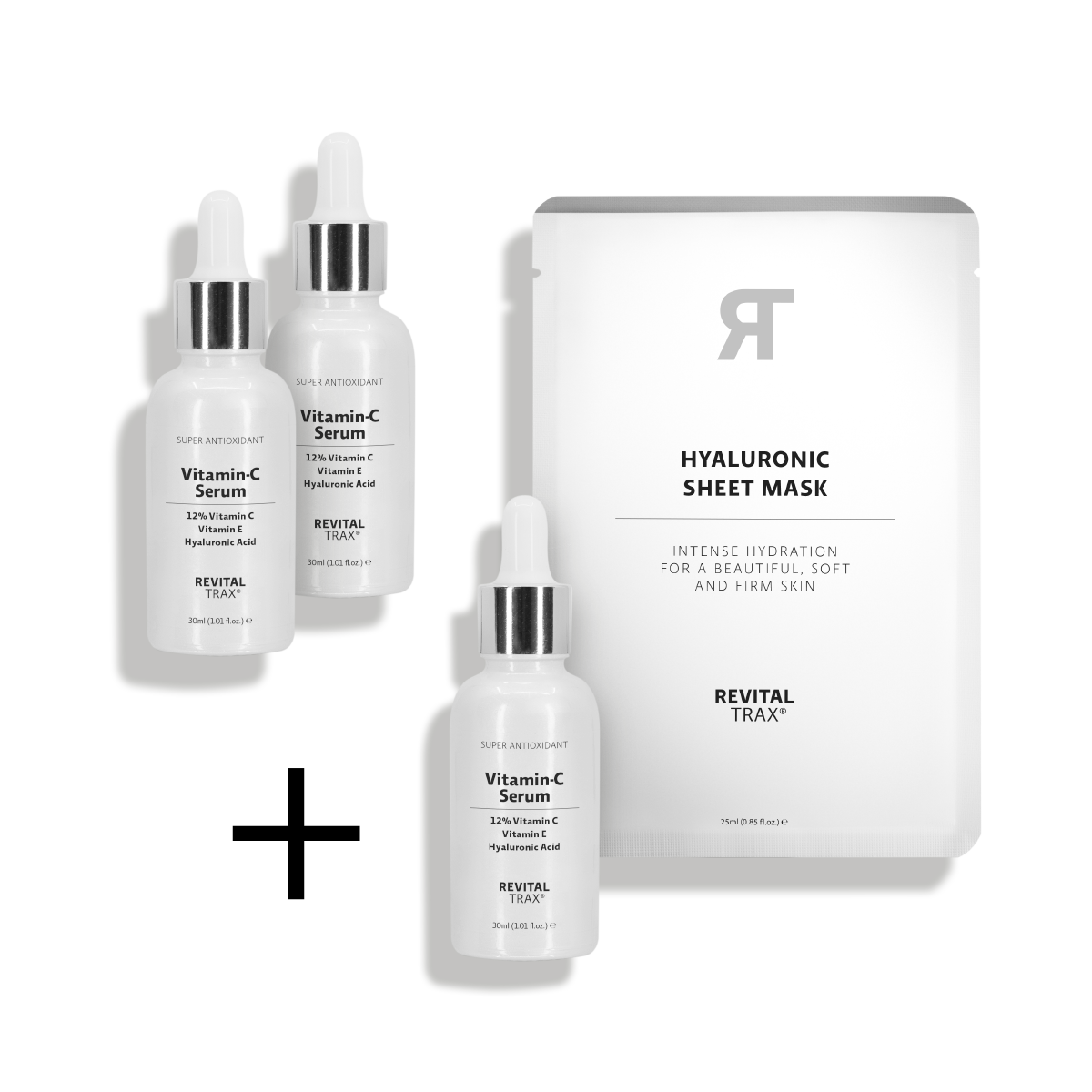 Aktion: 3 x 12% Vitamin-C Serum + Sheet Mask