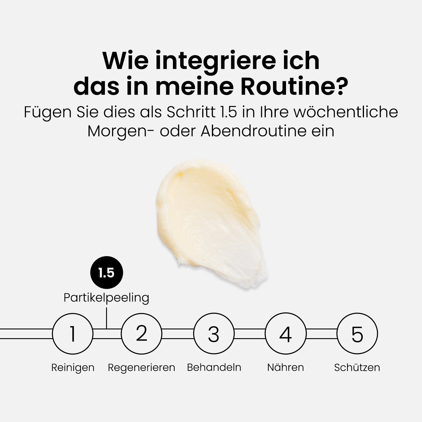 Straffendes Gesichtspeeling