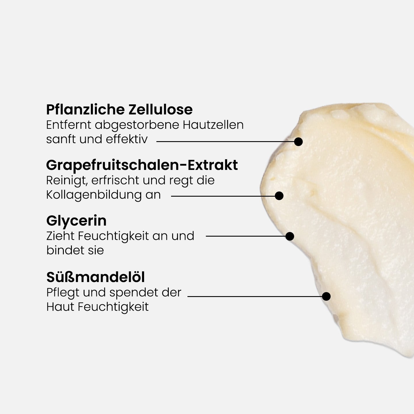 Straffendes Gesichtspeeling