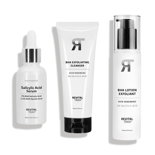 BHA-Set: Reiniger + Serum + Lotion