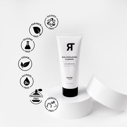 BHA-Set: Reiniger + Serum + Lotion + Körperspray