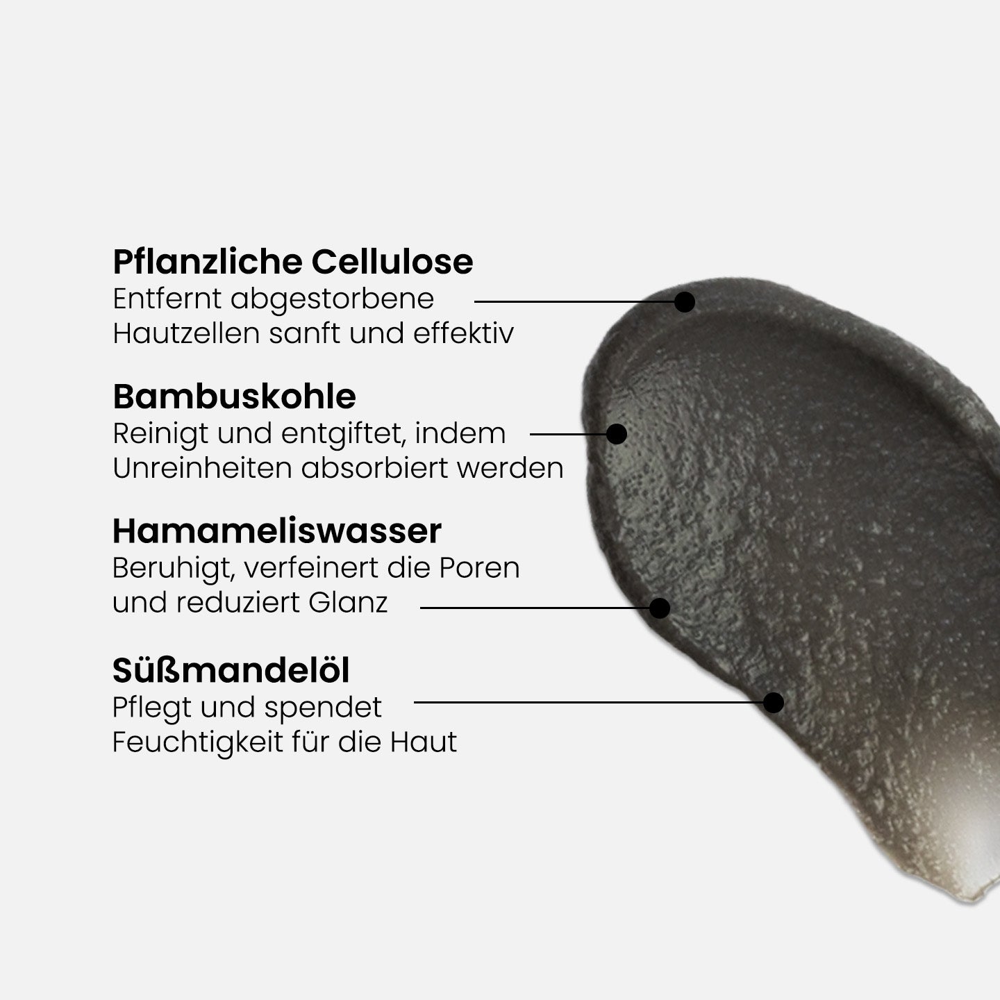 Exfolierendes Gesichtspeeling