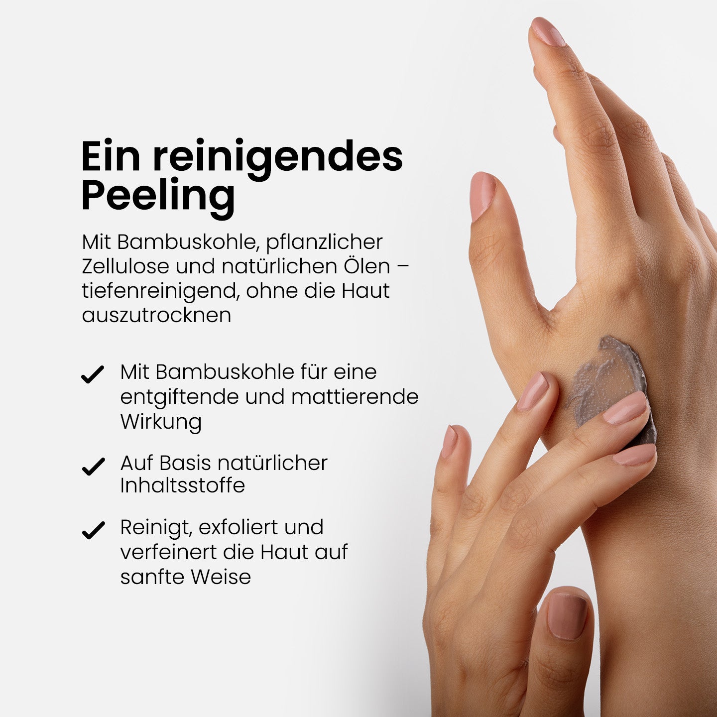 Exfolierendes Gesichtspeeling