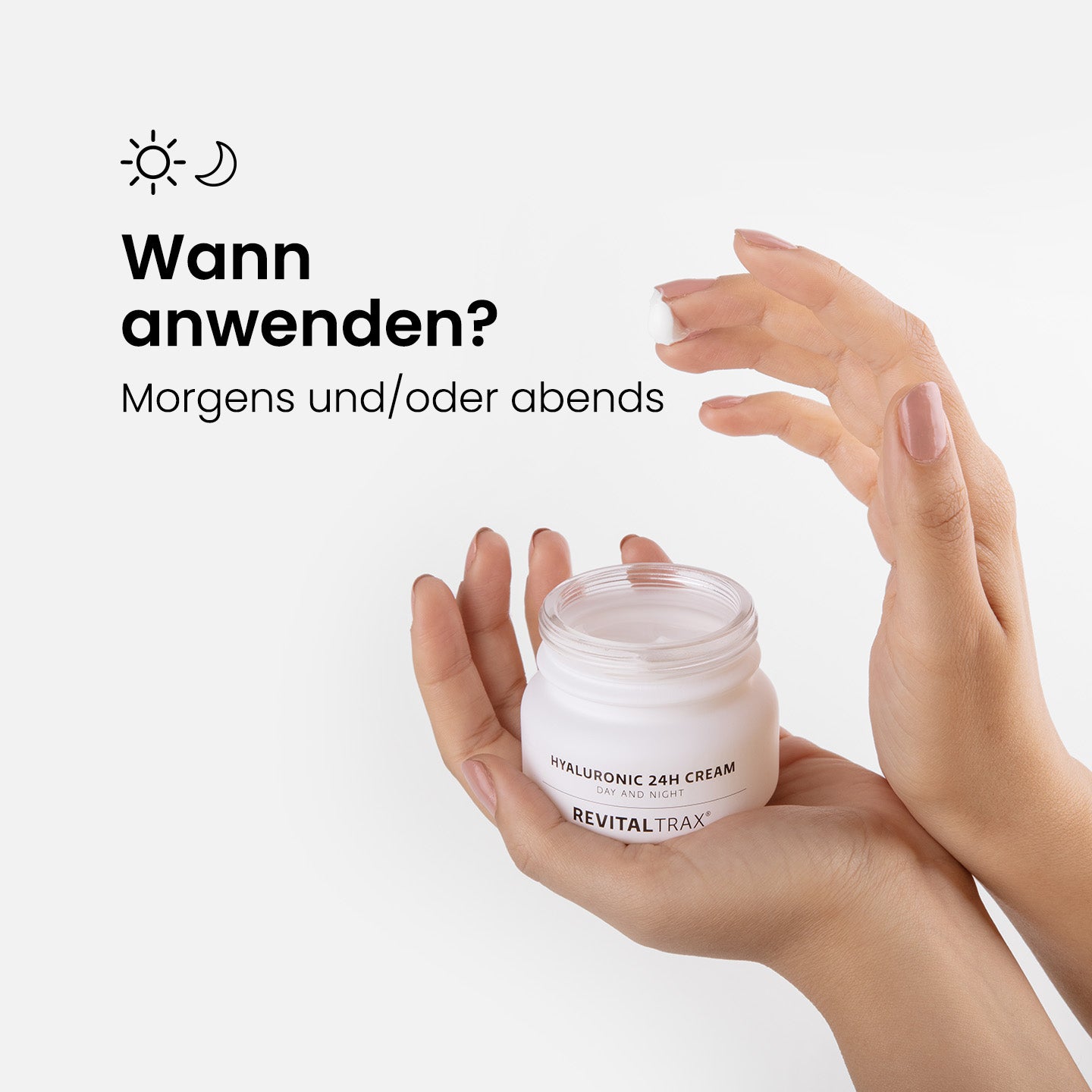 Tages- und Nachtcreme mit Hyaluronsäure