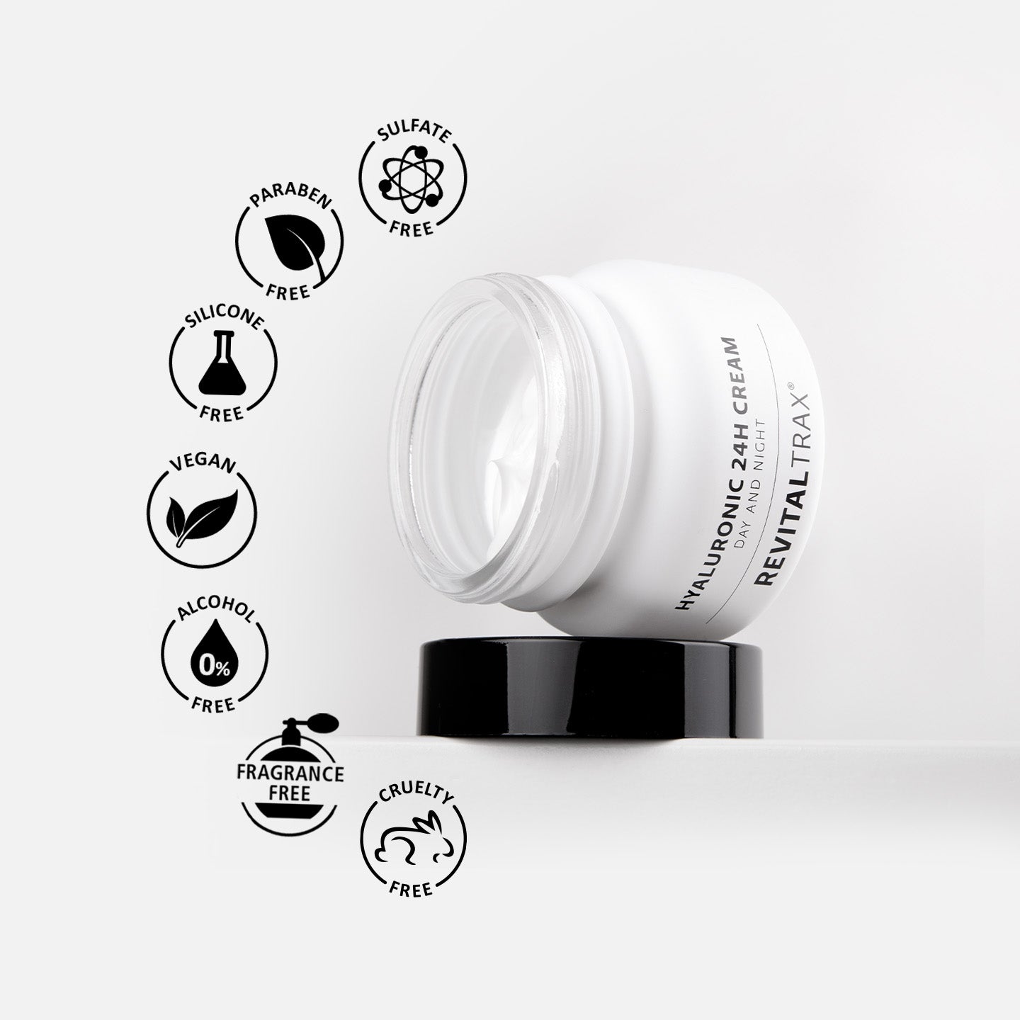 Tages- und Nachtcreme mit Hyaluronsäure