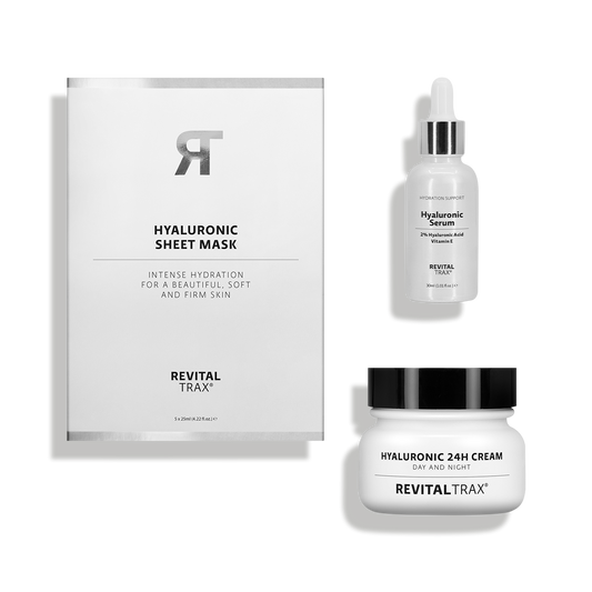 Hyaluronsäure-Bündel: Tages- & Nachtcreme & Serum & Sheet Masks