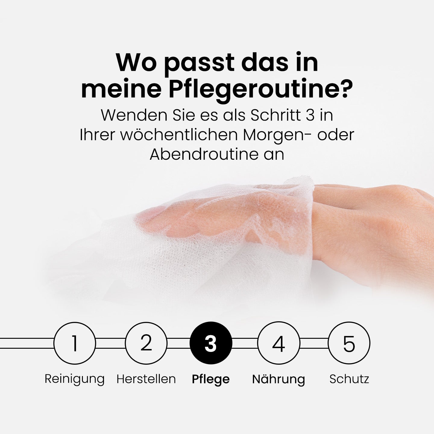 Hyaluronsäure-Sheet-Maske