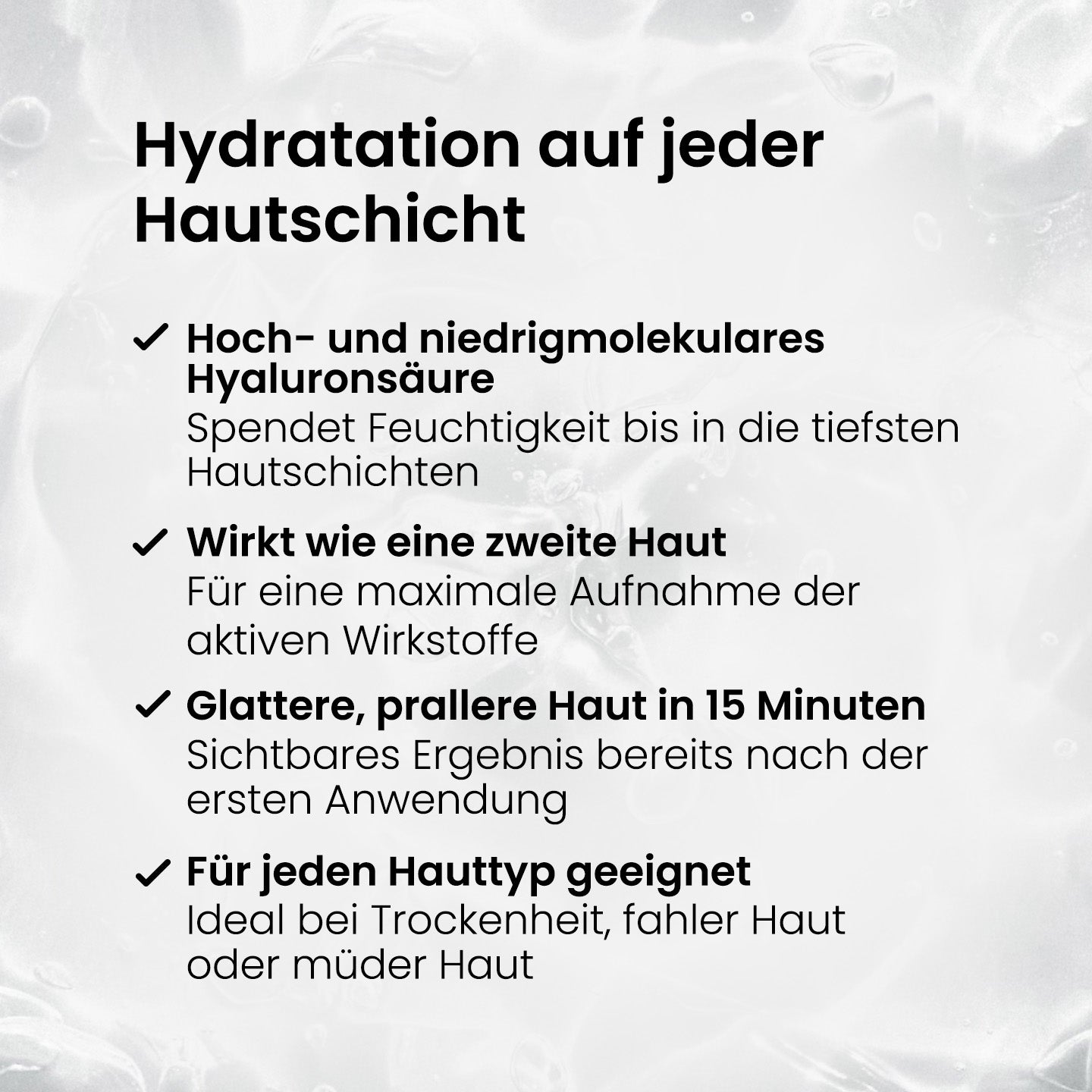 Hyaluronsäure-Sheet-Maske