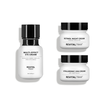 Hyaluronsäure Creme + Retinol Nachtcreme + Augencreme