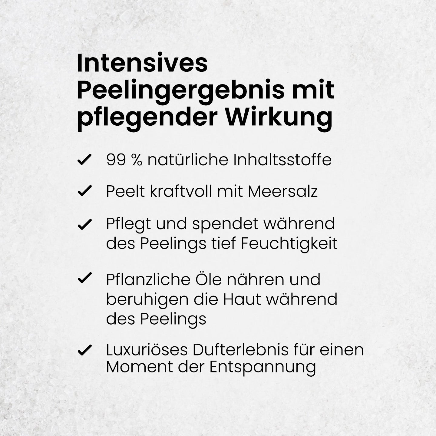 Meersalz Körperpeeling