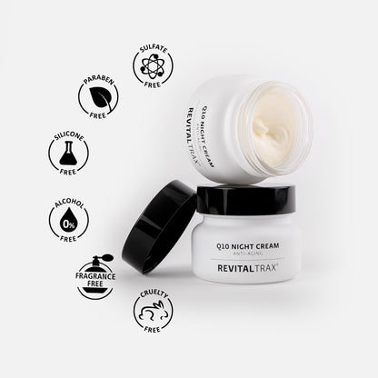 Q10-Bundle: Öl + Serum + Tages- und Nachtcreme