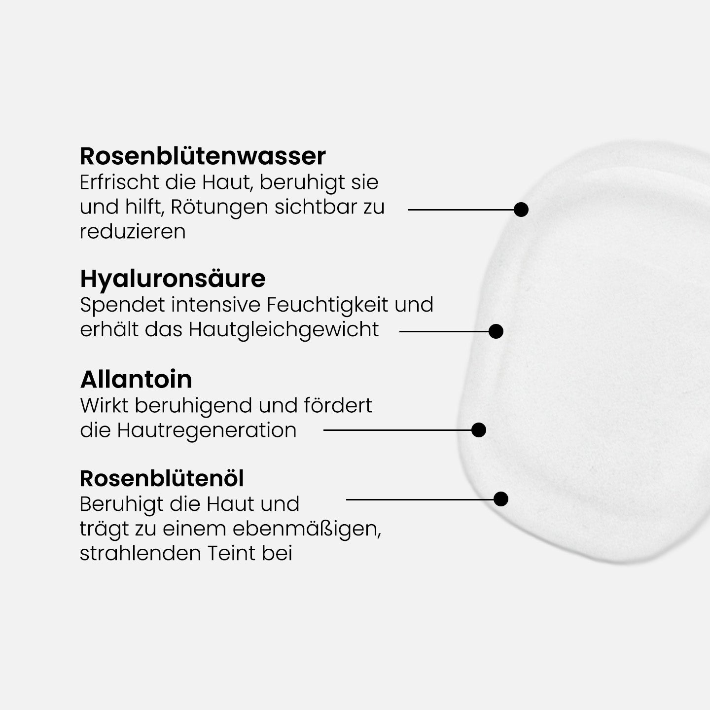 Beruhigender Rosen Toner